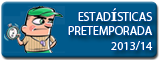 Estad�sticas pretemporada